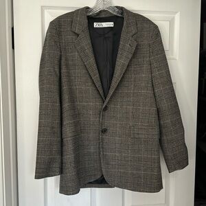 Plaid Blazer